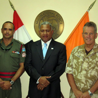 PM makes courtesy call to NZ Force Commander in Sinai 